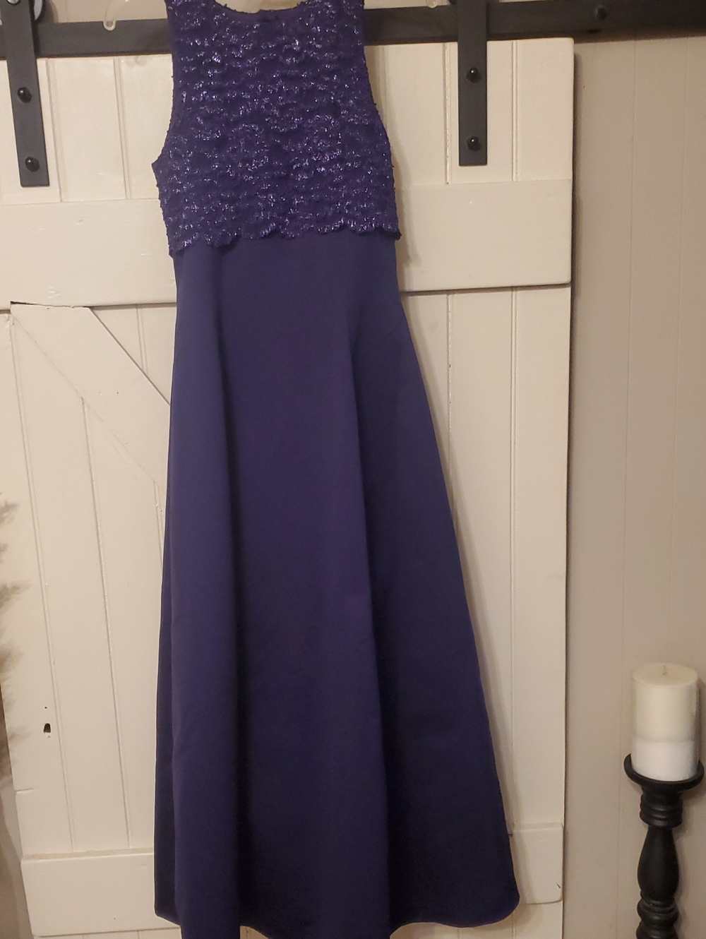 Deep Purple Women's A-Line Gown
